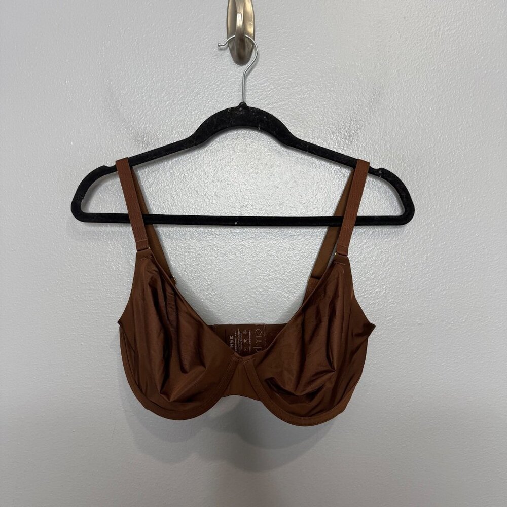 CUUP the triangle bra in chocolate brown size 34H 34 (5D)